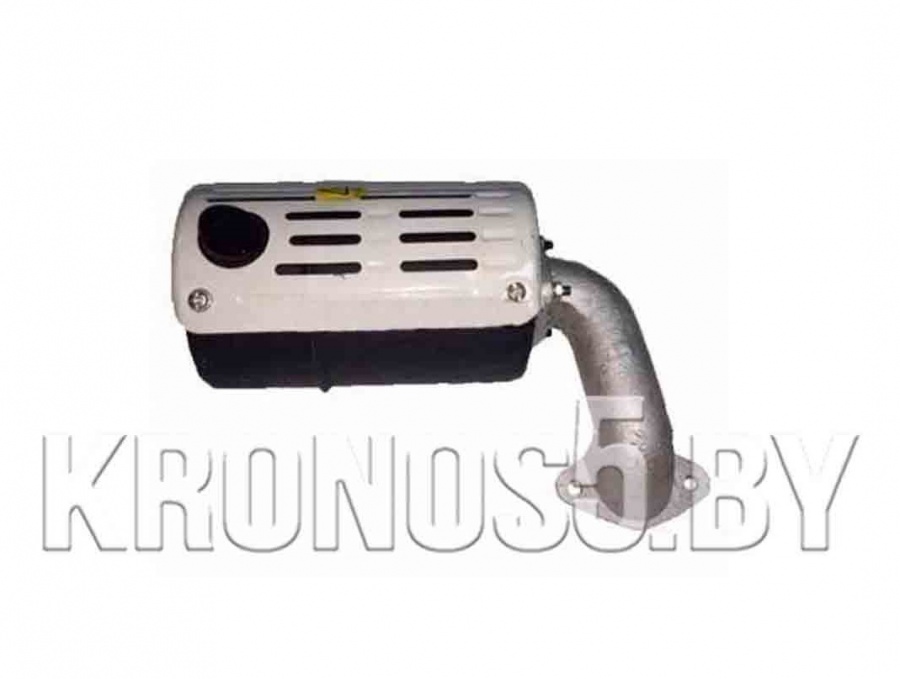 Глушитель с коленом 180N