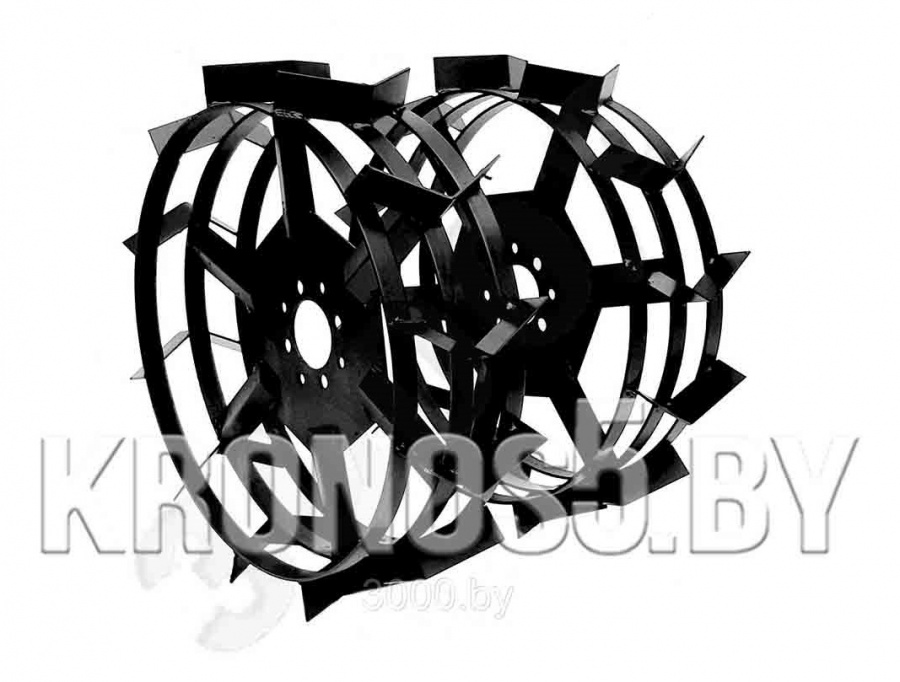 Грунтозацепы для мотоблока с водяным охлаждением Ф=600 мм (пара)